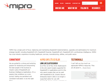 Tablet Screenshot of miproconsulting.com